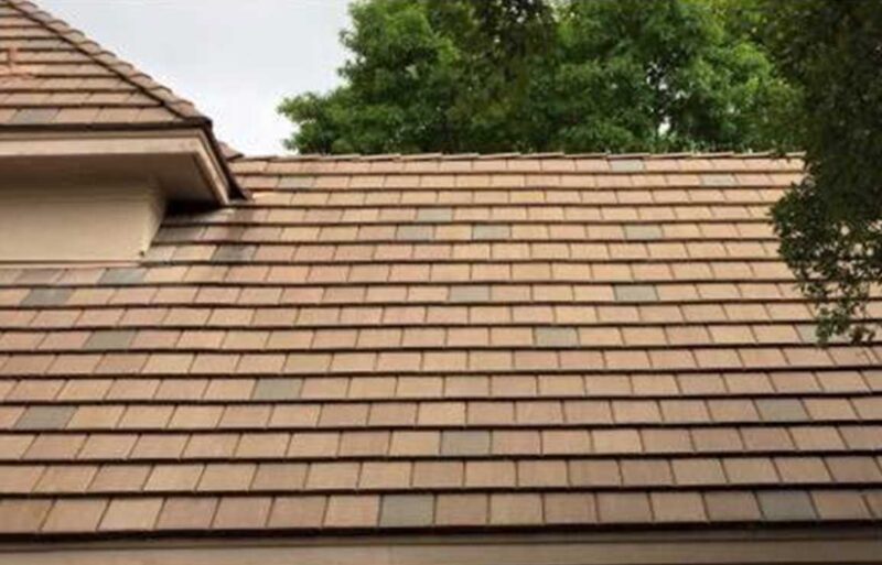 clean roof thanks to roof cleaning services